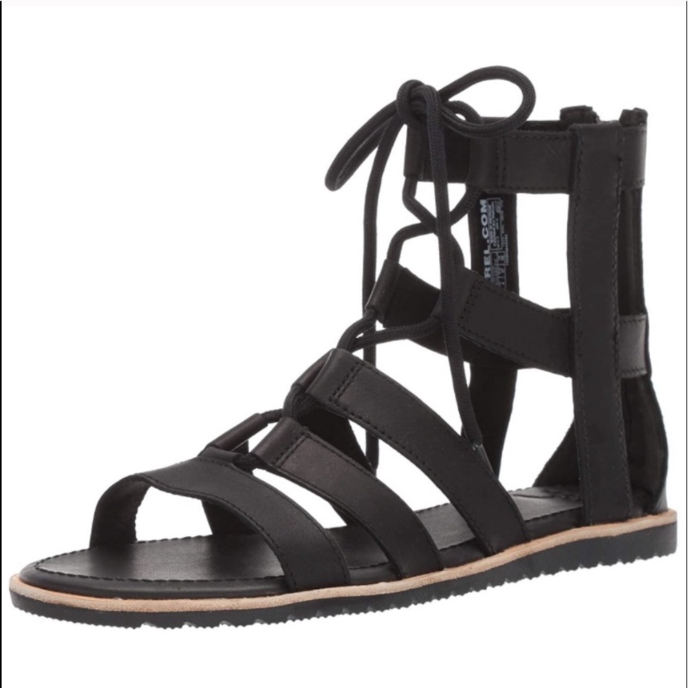 Sorel Bailee Leather Lace Up Sandals